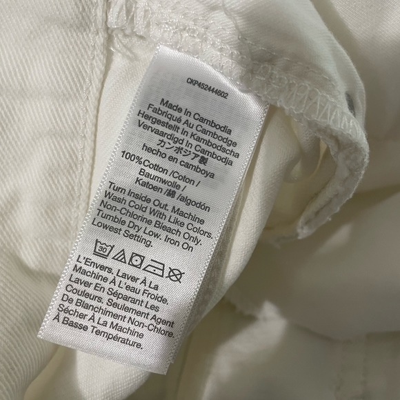 MADEWELL Relaxed Denim Short in Tile White 31 - Picture 9 of 12